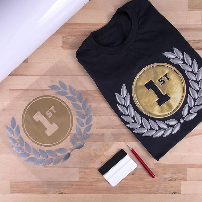 Siser Easy Puff Metallic HTV 11.8"x12" Sheet – Puffy Heat Transfer Vinyl –