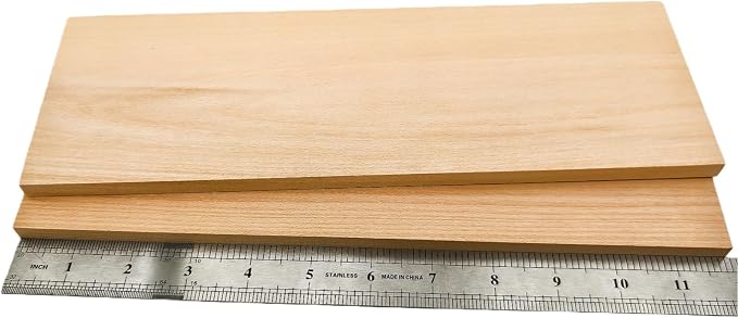 2PCS Unfinished Basswood Blocks
