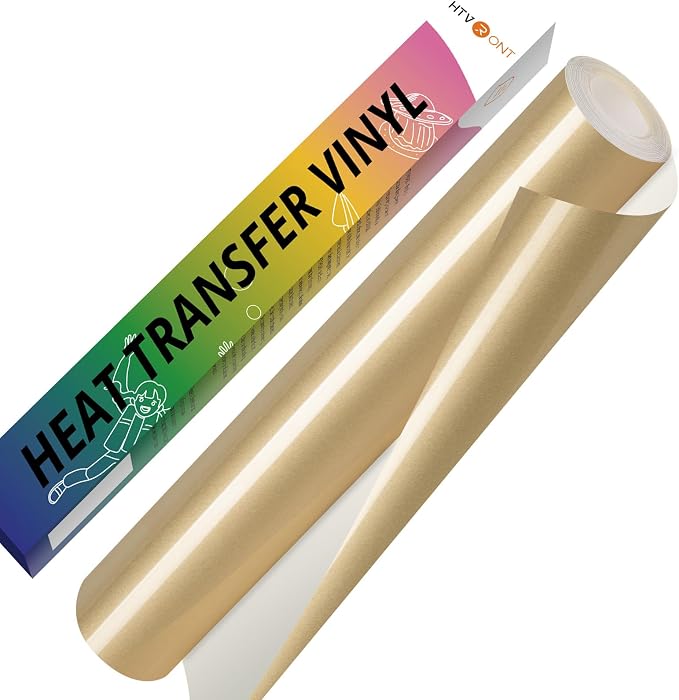 HTVRONT Champagne HTV Vinyl Roll
