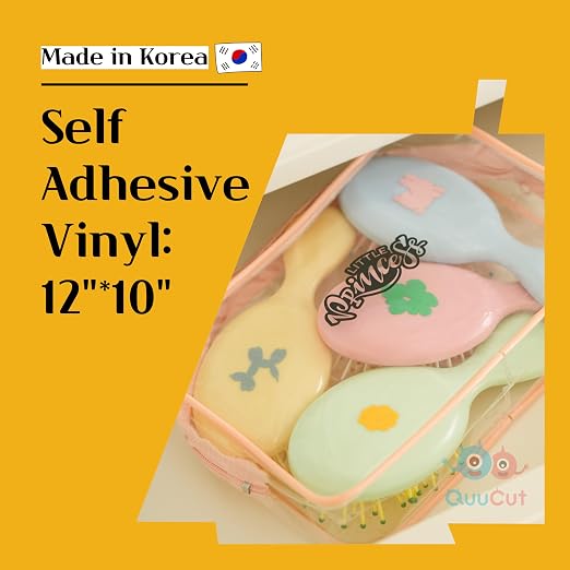 QuuCut SAV Self Adhesive Vinyl Bundle: 25 Pack 12" x 10" Sheets, 15 Assorted