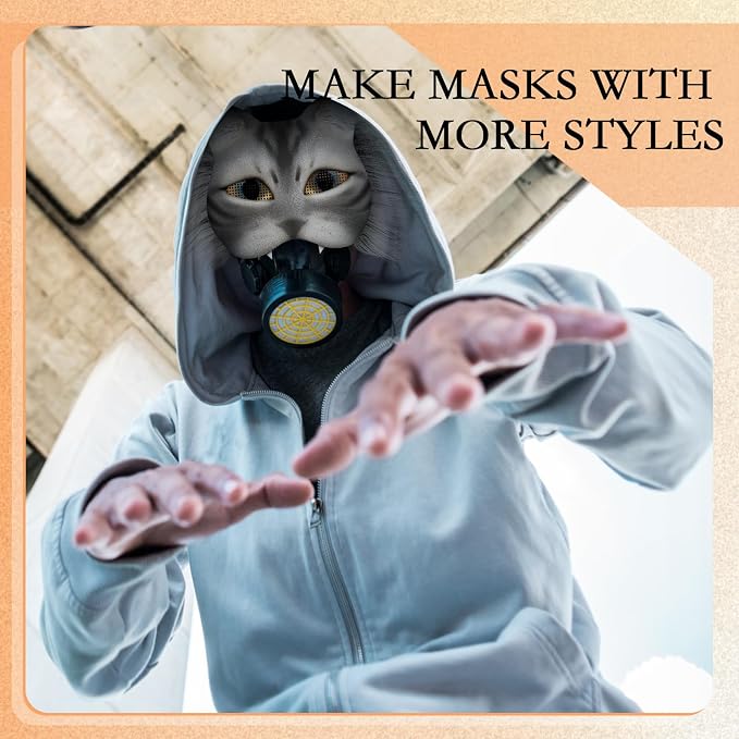 Seenelling DIY Therian Mask Kit Blank Cat Mask
