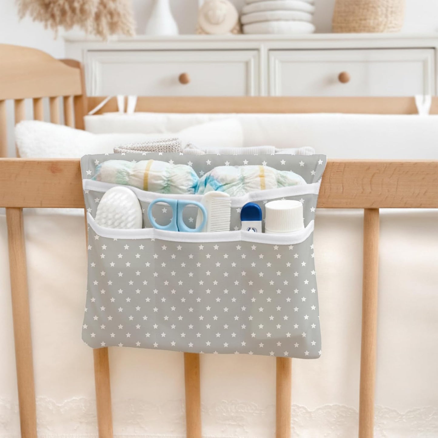 HAMUR Baby Diaper Bag Organizer – Travel-Friendly, Compact & Foldable | Stroller Pouch for Newborn Essentials – Must-Have for Boys & Girls (Anchor)
