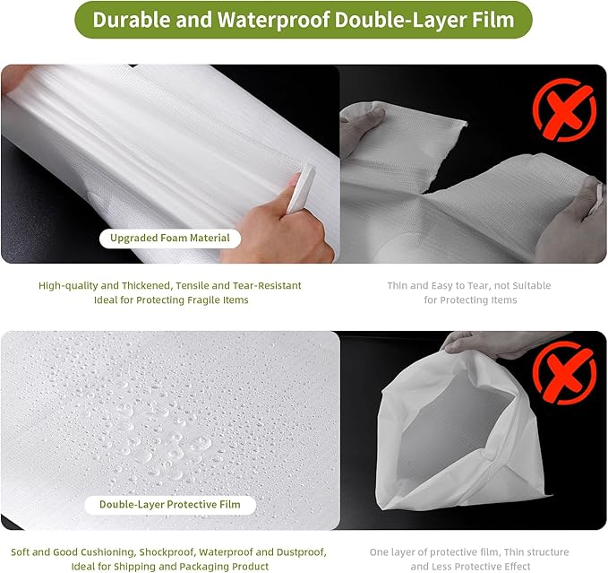 EPHECH 50PCS 16" x 20" Cushion Foam Pouches