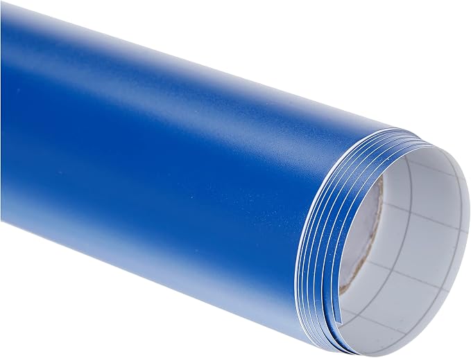 Cricut Removable Vinyl, Vivid Blue - 4ft Roll Premium No-Residue Vinyl