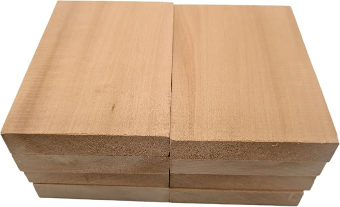 8PCS Basswood Carving Blocks, Whittling Wood Carving Kit, Unfinished Wooden