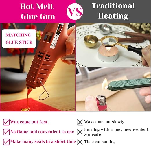 Sealing Wax, Paxcoo 20pcs Wax Seal Sticks, Glue Gun Sealing Wax