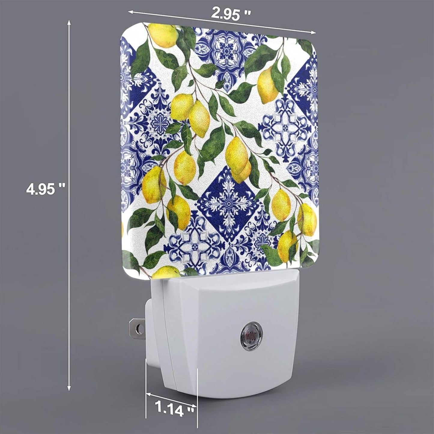 Led Night Light, Lemon Decorative Plug in Nightlights,with Smart Auto Dusk to Dawn Night Light for Bedroom, Kitchen, Nursery, Bathroom