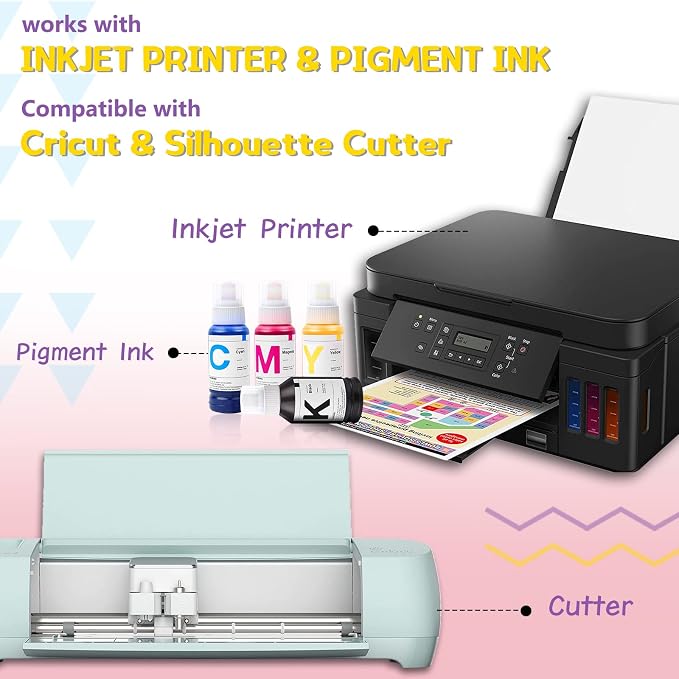 HTVRONT Heat Transfer Paper for Light T Shirts