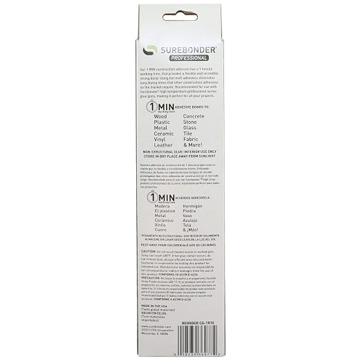 Surebonder Construction Professional Grade Adhesive Hot Melt Glue Sticks