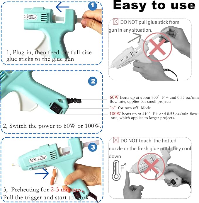 Full Size Hot Glue Gun Kit