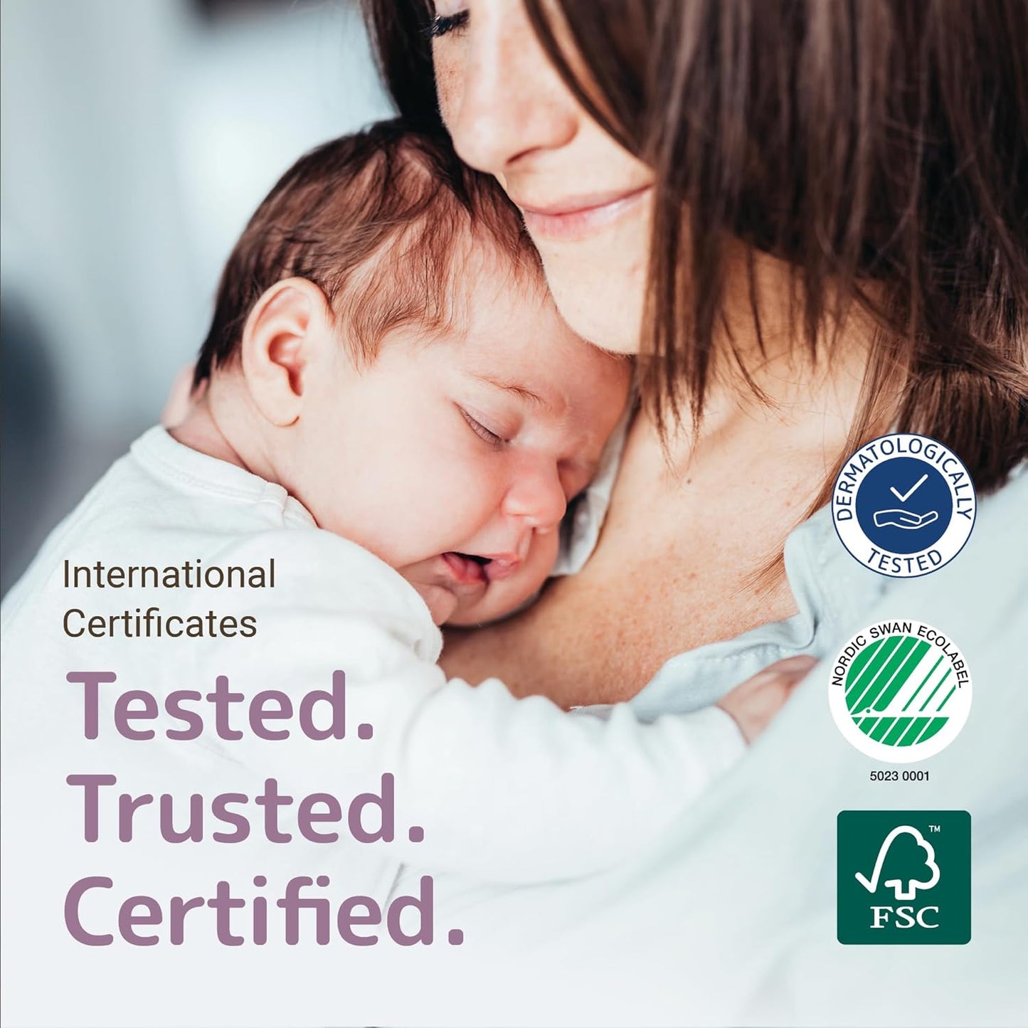 Bambo Nature Hypoallergenic Dream Baby Diapers, Premium Eco-Labeled Sustainable Diapers, Enhanced Leakage Protection, Totally Chlorine-Free, Skin Friendly, and Super Absorbent - Size 0 (24 Count)