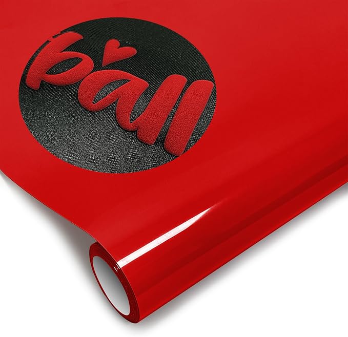 Puff Heat Transfer Vinyl, 12in X 5ft Iron on