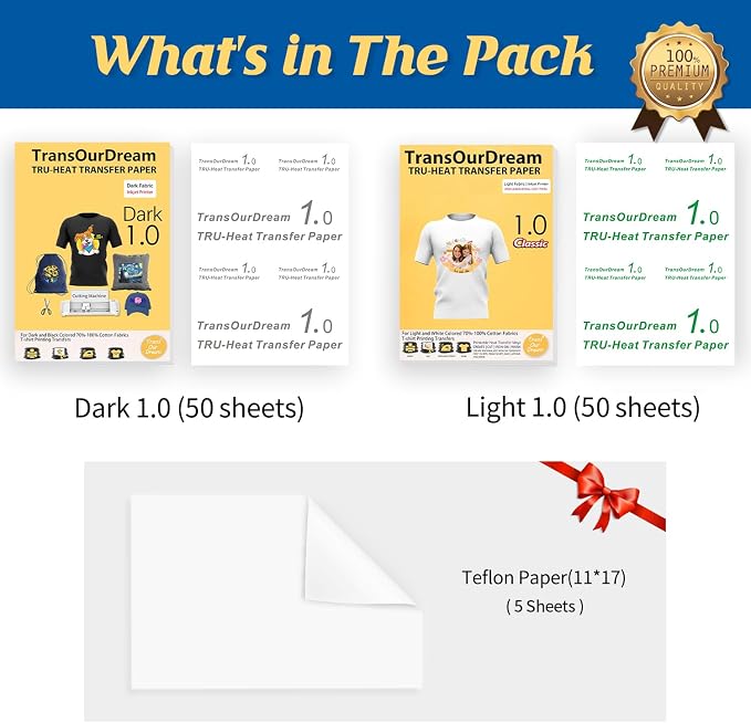 TransOurDream Tru-Heat Transfer Paper
