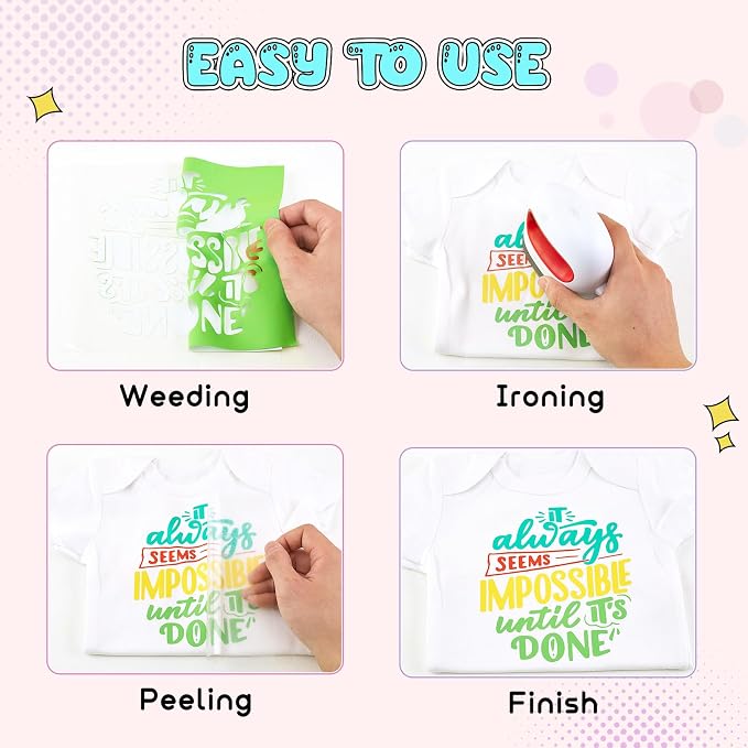 Tintnut Green Flash Color Heat Transfer Vinyl, easy cut & weed, stretch washable
