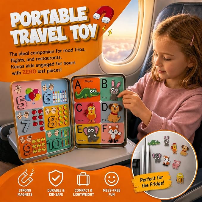 Magnetic Tin Box Foam Craft Kit