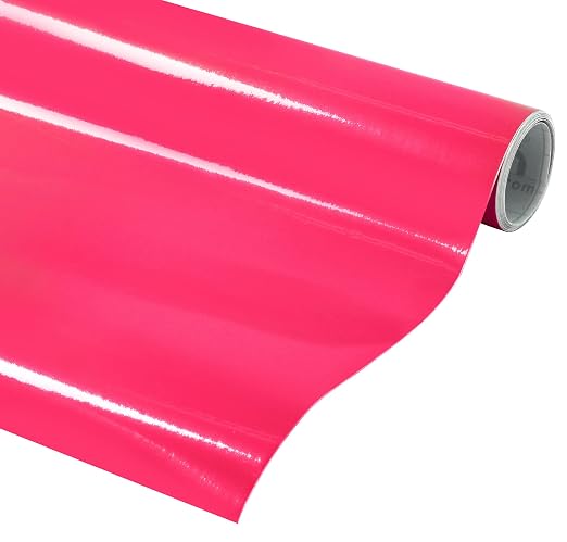 VViViD DECO65 Pink Gloss Permanent Adhesive Craft Vinyl