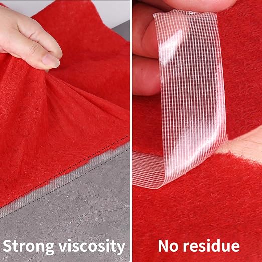 Birllaid Double Sided Fabric Tape Heavy Duty, Double Stick Carpet Tape