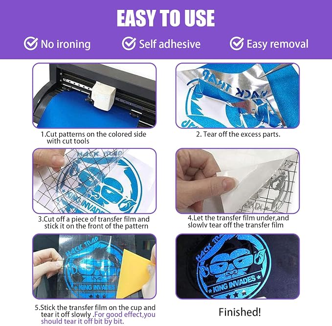 Glitter Self Adhesive Vinyl for Cricut