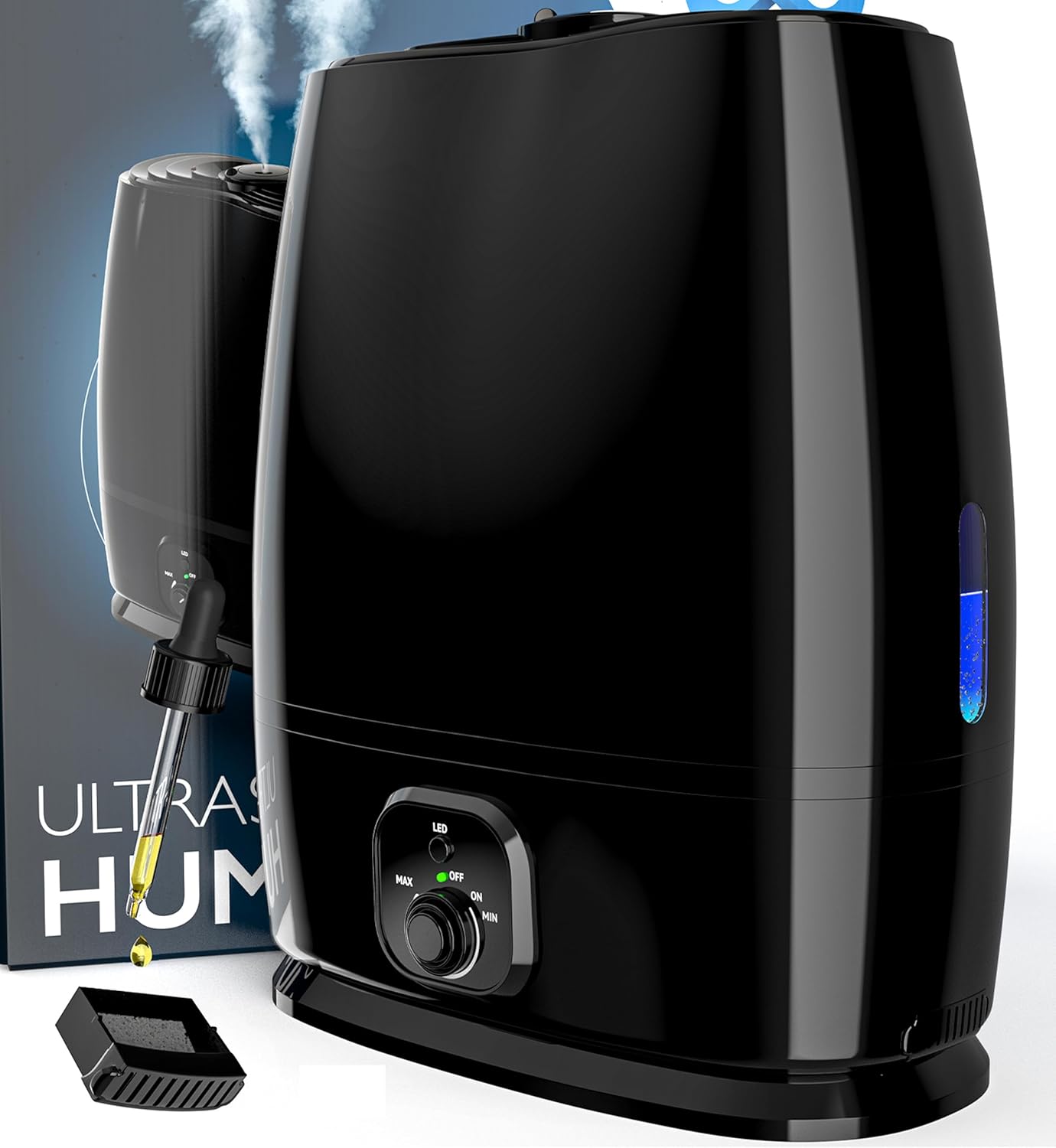 Everlasting Comfort 6L Humidifiers for Bedroom, Quiet 50HR Runtime No-Filter Supersized Cool Mist Humidifier Large Room for Whole House, Plants, Baby Nursery, Allergies, Dry Skin, Congestion, Indoor