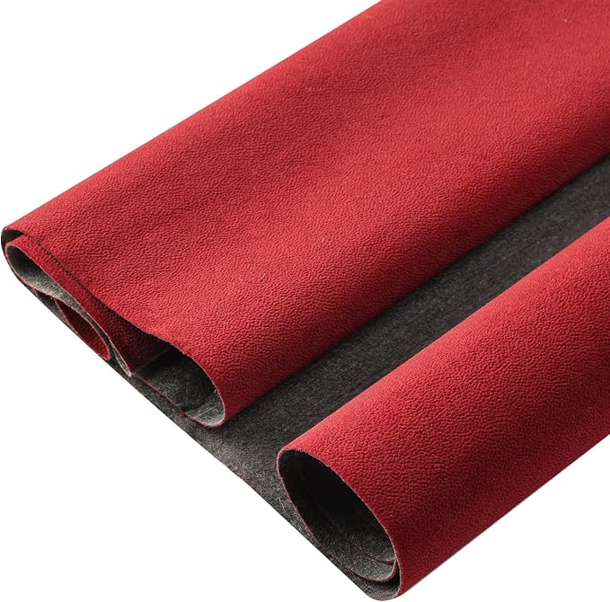 Removable Velvet Flock Self Adhesive Felt Fabric Liner Dark Red Velvet Drawer