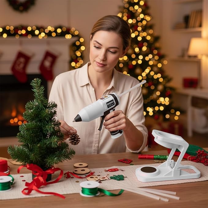 MONVICT Cordless Digital Display Hot Glue Gun