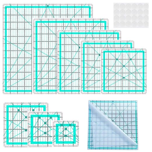 8 Quilting Rulers, Quilting Squares | Square Rulers, Quilting Rulers and
