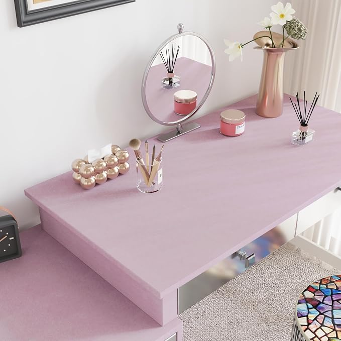 CRE8TIVE Pale Pink Self Adhesive Velvet Flocking Liner