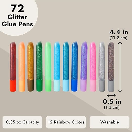 Bright Creations Glitter Glue Pens