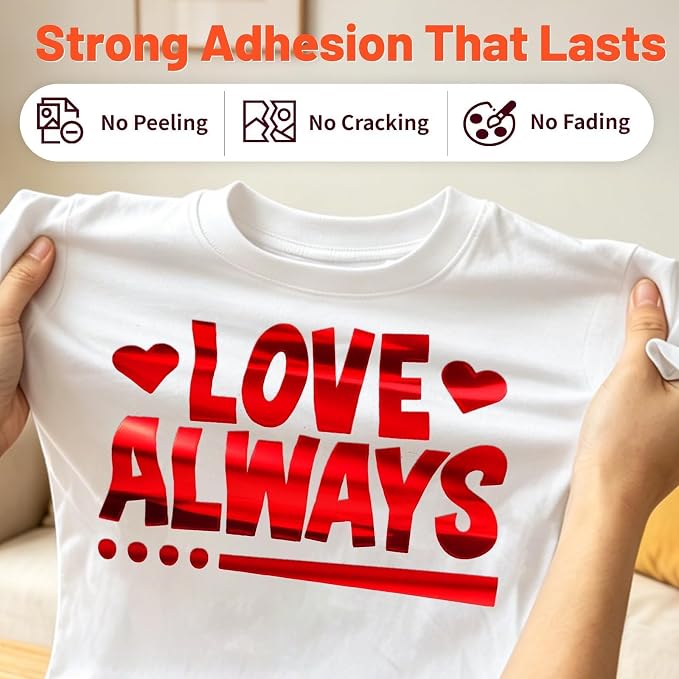 TECKWRAP Metallic Red Heat Transfer Vinyl