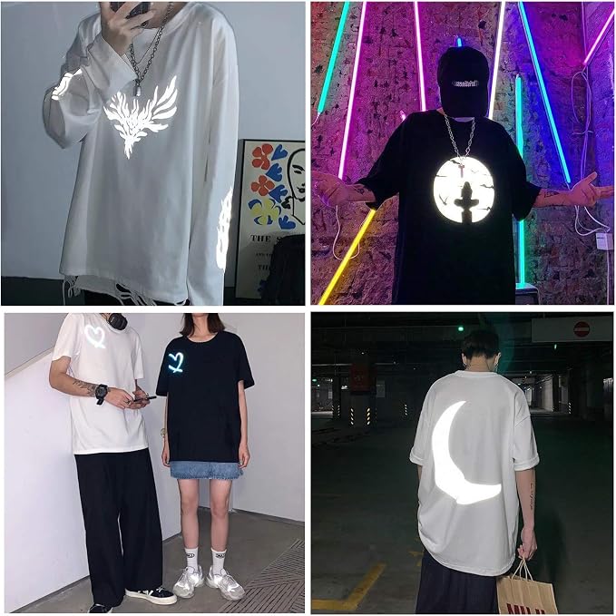 Reflective Heat Transfer Vinyl Reflective HTV Vinyl Rolls Reflective Silver
