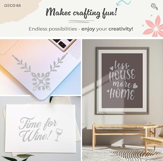 VViViD DECO65 Matte Pastel Middle Grey Permanent Adhesive Craft Vinyl
