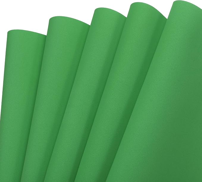 MECCANIXITY EVA Foam Sheets Grass Green 19.7 Inch x 19.3 Inch 1mm Thick Crafts