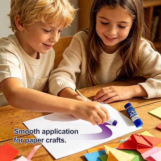 Upgrade Office Supply Glue Sticks, Washable Non Toxic,