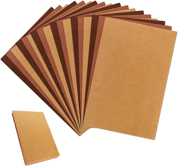 Brown Felt Fabric, 18 Pieces Felt Sheets
