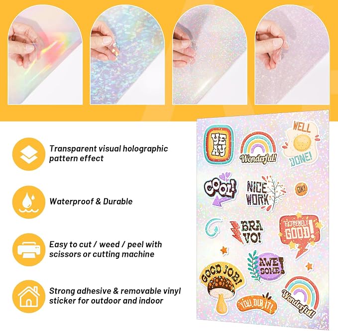 TECKWRAP Holographic Laminate Sheets