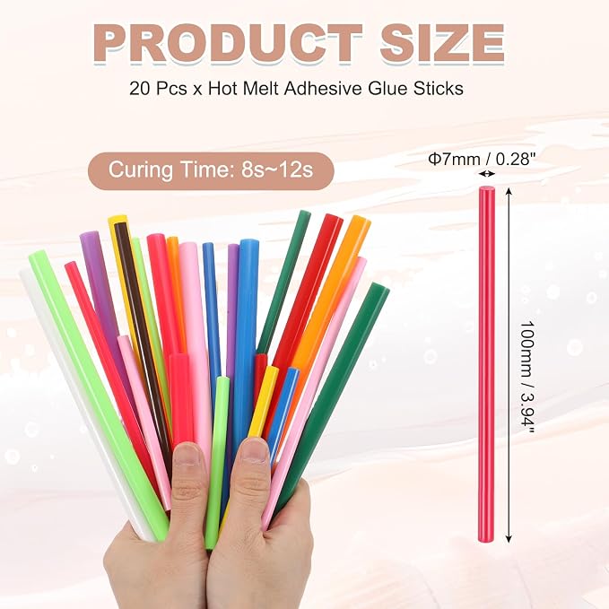 PATIKIL Hot Glue Sticks for Glue Gun