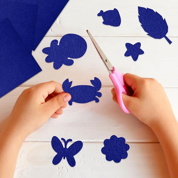NACHLYNN 11Pcs Self Adhesive Felt Fabric Sheets 7"x11.5" /18x29cm Sticky Back