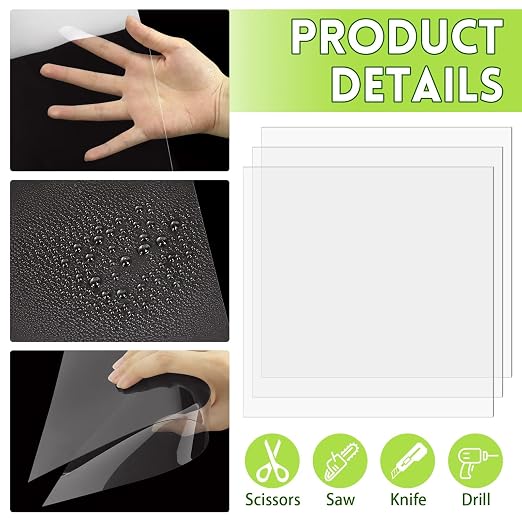 TKOnline 10 PCS Plexiglass Sheets, Invitations, Poster Frames Plastic Board