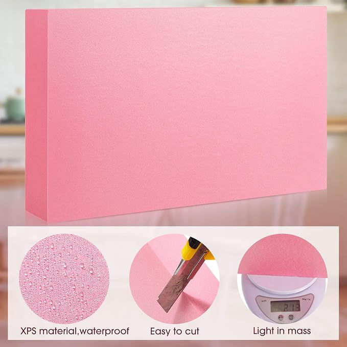 Xps Foam 12 x 15 and 12 x 7.5 Polystyrene Rectangles Foam Board Craft