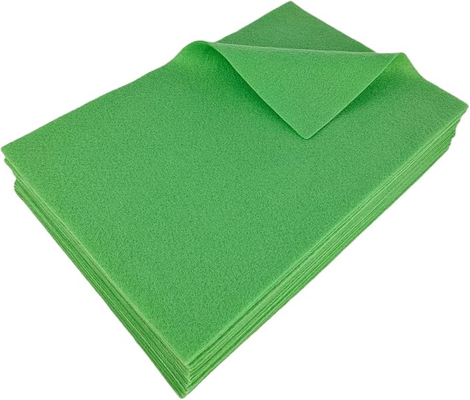 Jtnohx Color Felt, Soft Felt Sheets, 1.4mm Thick 8"x12" Handicraft Felt Fabrics