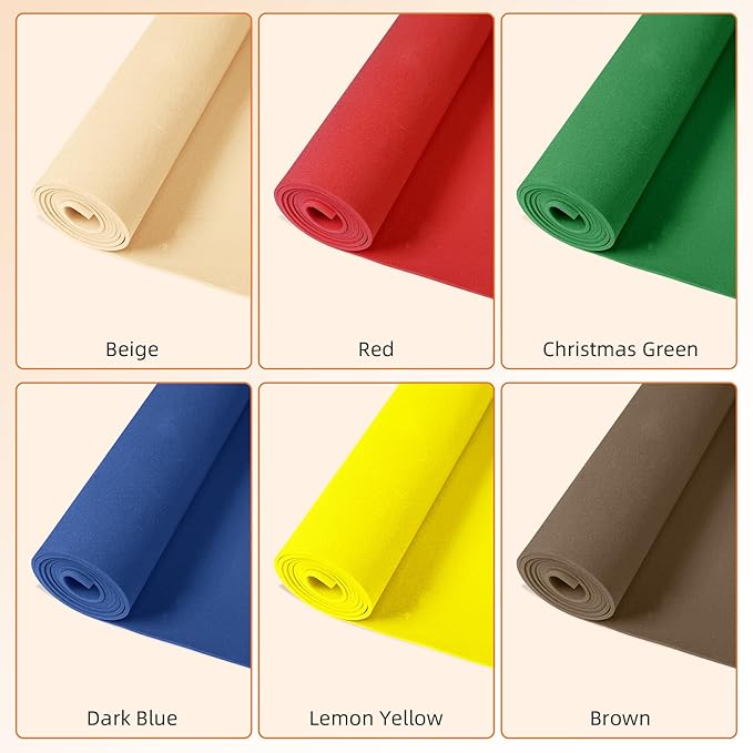 39"x15" EVA Foam Roll, 86 kg/m3 High Density 2MM Thick Foam Sheets, Flexible &