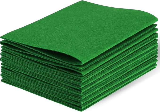 10Pcs Felt Sheets Fabric, 1mm | Polyester,