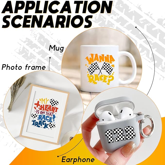 Tintnut Chessboard Permanent Vinyl Roll 12in x 5ft Permanent Adhesive Vinyl |