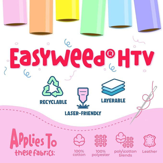 Siser EasyWeed Heat Transfer Vinyl 11.8" x 3ft Roll