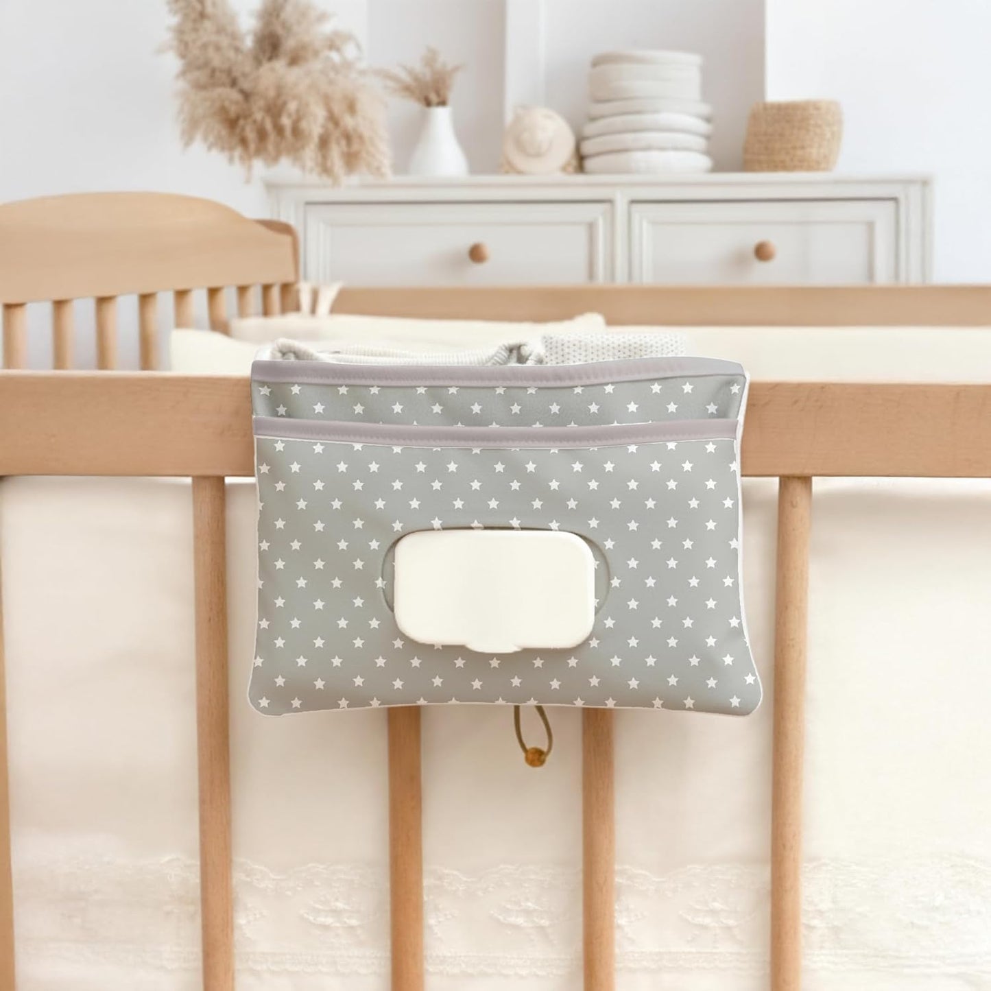 HAMUR Baby Diaper Bag Organizer – Travel-Friendly, Compact & Foldable | Stroller Pouch for Newborn Essentials – Must-Have for Boys & Girls Fox)