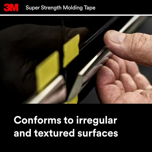 3M Super Strength Molding Tape 03616, 7/8 in x 15 ft Each, Heavy Duty