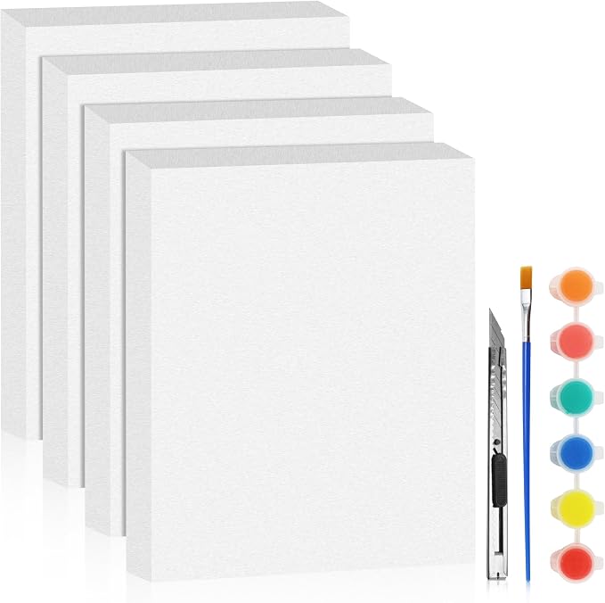 LuckyFoam White 4 Pack 15x12x2 inch Foam Sheets 2 Inch Thick | Polystyrene