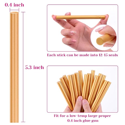 Sealing Wax, Paxcoo 20pcs Wax Seal Sticks, Glue Gun Sealing Wax