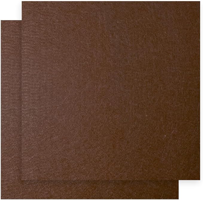 12" x 12" Felt Fabric Sheets for Crafts, Squares Felt Fabric Sheets, 1mm Thick