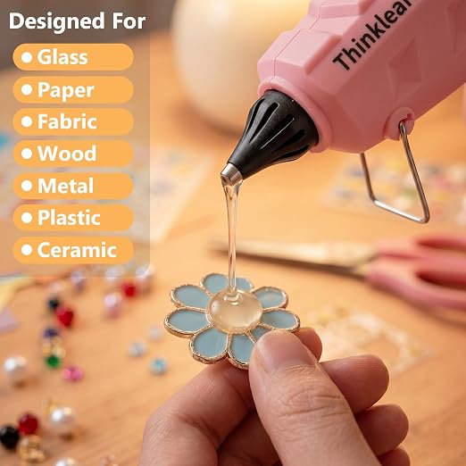 50 PCS Full Size Hot Glue Sticks 8" X 0.43" | Strong Bonding